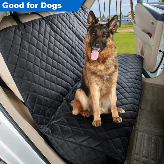Dog Car Seat Cover Waterproof Pet Dog Carriers Travel Mat Hammock For Small Medium Large Dogs Car Rear Back Seat Safety Pad