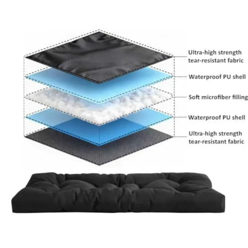 Anti-bite Dog Bed for Medium and Large Dogs Durable Dog Cage Pad Waterproof Washable Sturdy Kennel Pet Pad