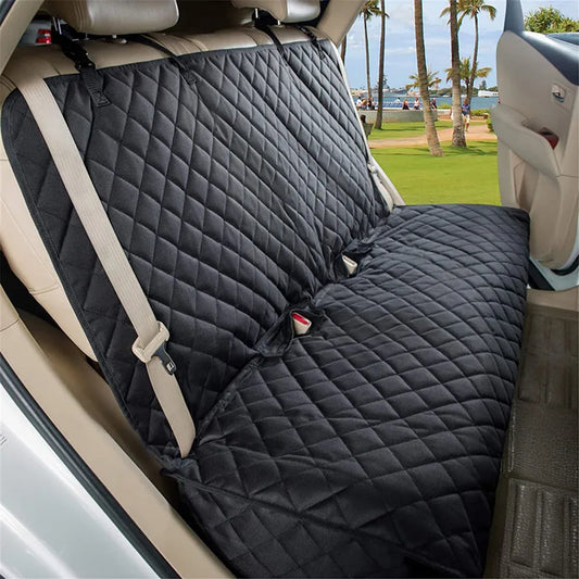 Dog Car Seat Cover Waterproof Pet Dog Carriers Travel Mat Hammock For Small Medium Large Dogs Car Rear Back Seat Safety Pad