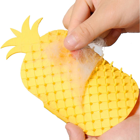 Self Cleaning Wall Corner Cat Scratcher Combs Pet Hair Removal Massage Kitty Grooming Rubbing Brushes Kitten Toys