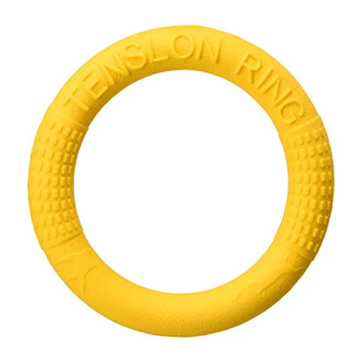 Dog Ring Toys Indestructible Chewing Flying Floating Training Tools Fetch for Small Medium Large Dogs Throwing Catching Flying