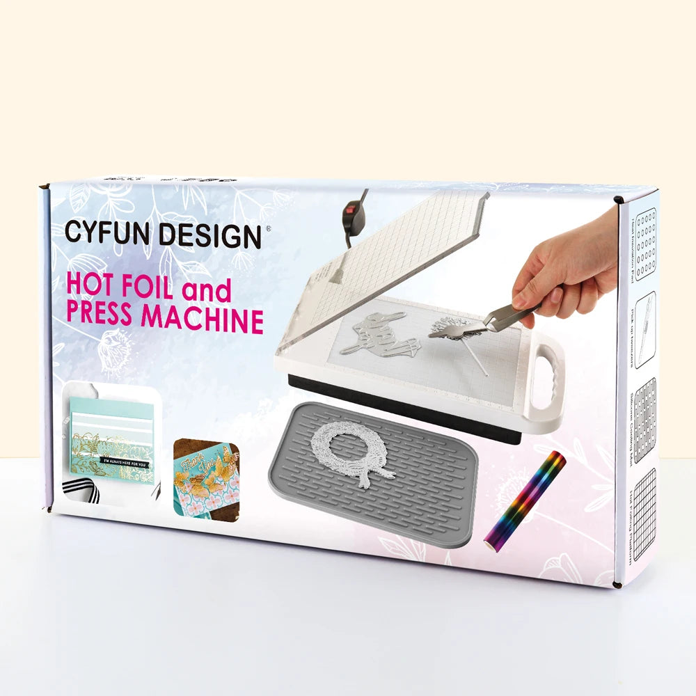 Hot Stamping Foil Machine  Hot Foil System For Card Making PET Film Transfer Hot Foil and Press Machine US EU UK Plugs