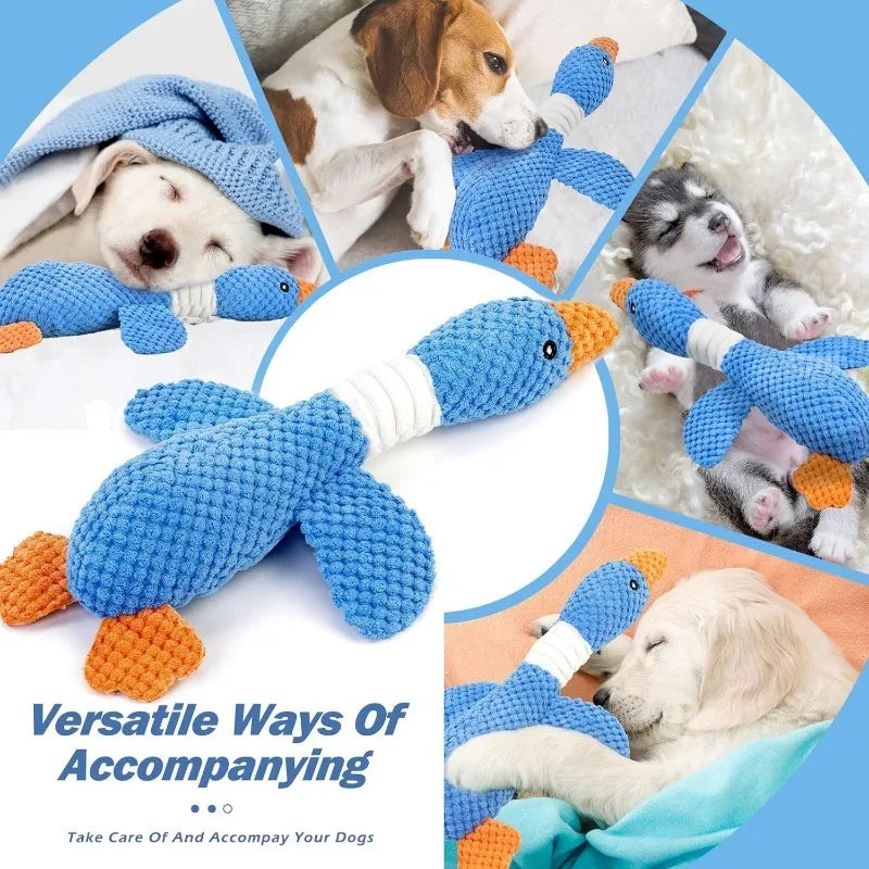 New Indestructible Cat Dog Toys for Aggressive Chewers Cats Dogs,Chew Squeak Toy Cats Dogs Interactive Plush Doll Pet Products