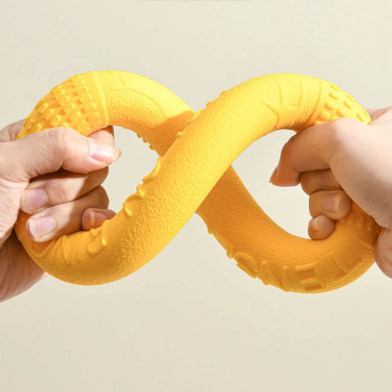 Dog Ring Toys Indestructible Chewing Flying Floating Training Tools Fetch for Small Medium Large Dogs Throwing Catching Flying