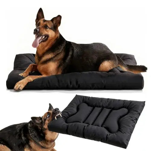 Anti-bite Dog Bed for Medium and Large Dogs Durable Dog Cage Pad Waterproof Washable Sturdy Kennel Pet Pad