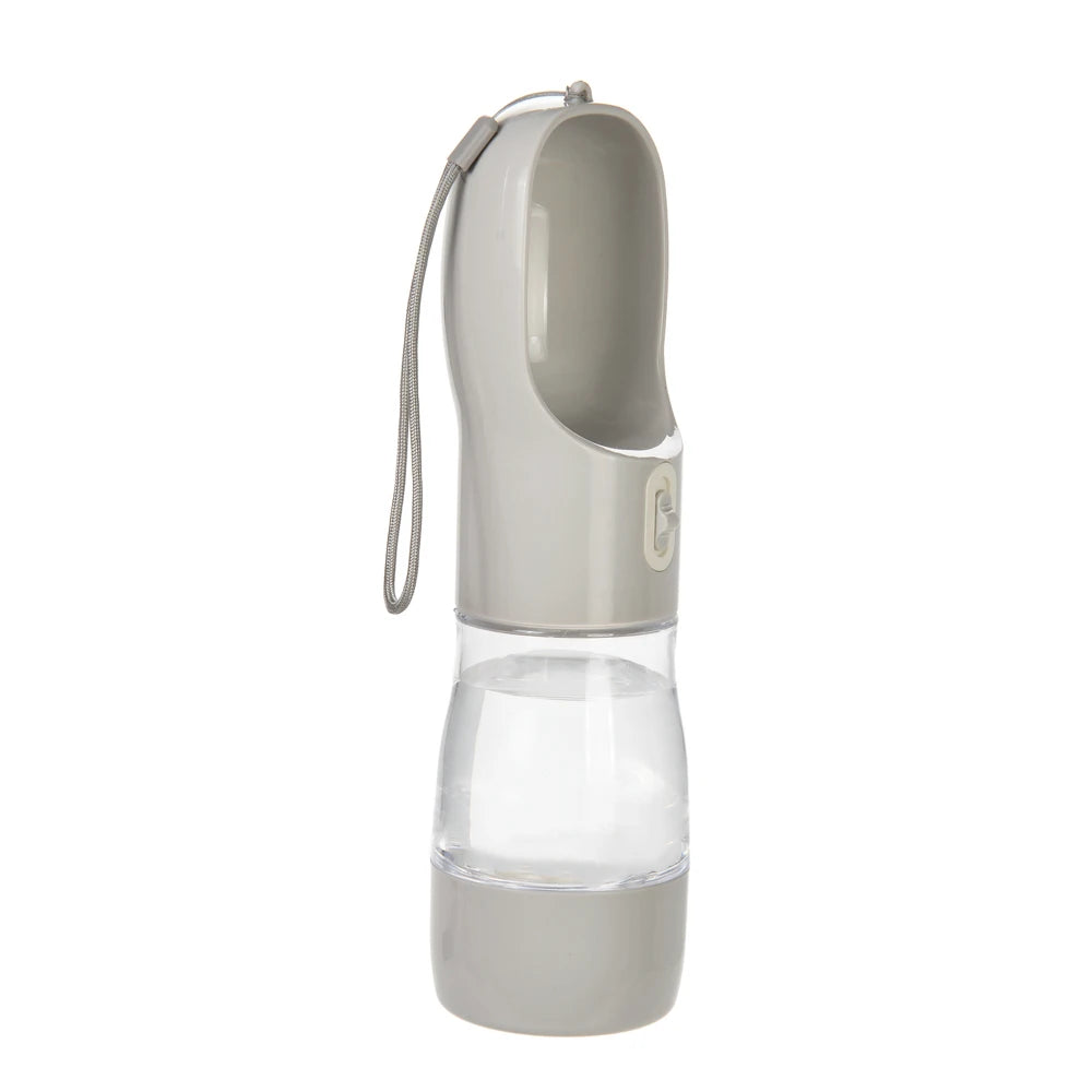 Portable Dog Water Bottle Dispenser 2 In 1 Pet Food And Water Feeder Outdoor Walking Hiking Drinking Bowls For Small Cats Dogs