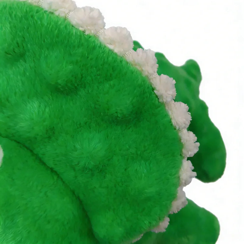 Pet Dinosaur Indestructible Plush Dog Play Toy Cartoon With Squeaker Safe Large Dog Cute Animal Supplies Tough Toys Resistant