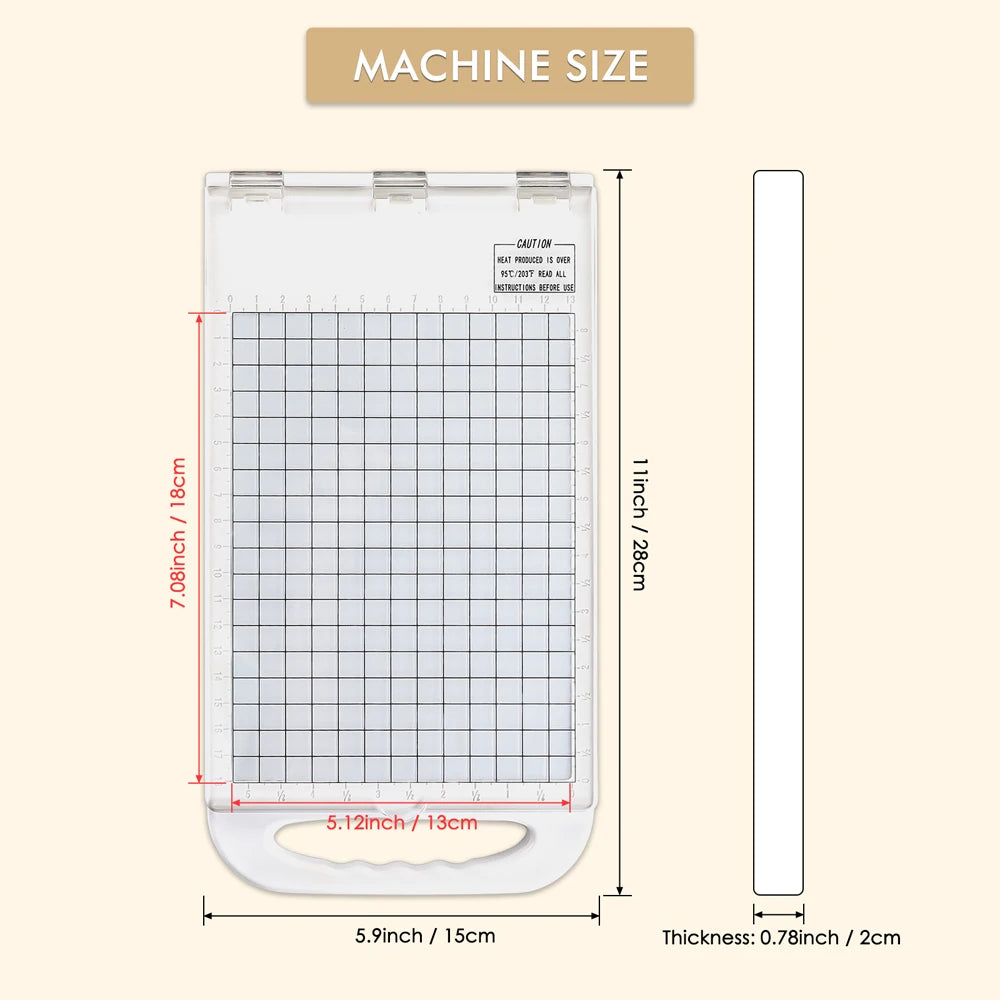 Hot Stamping Foil Machine  Hot Foil System For Card Making PET Film Transfer Hot Foil and Press Machine US EU UK Plugs