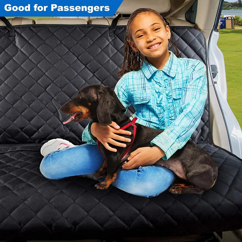 Dog Car Seat Cover Waterproof Pet Dog Carriers Travel Mat Hammock For Small Medium Large Dogs Car Rear Back Seat Safety Pad
